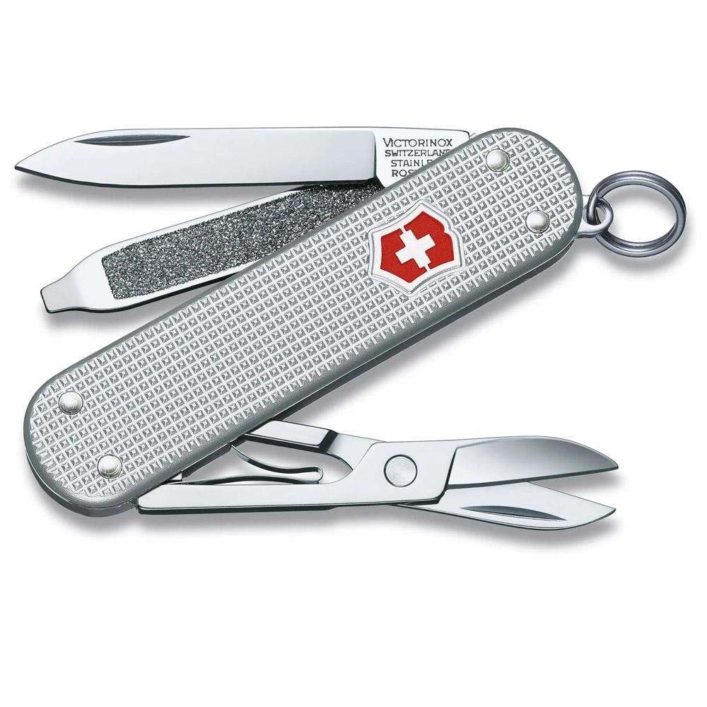 Victorinox - Classic Alox Silver Argent - Messer - Argent - Glisshop.de