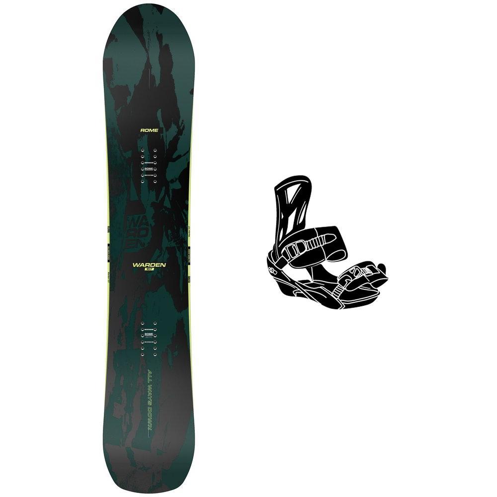 Rome - Snowboard-Set Warden + Bdg - Snowboard