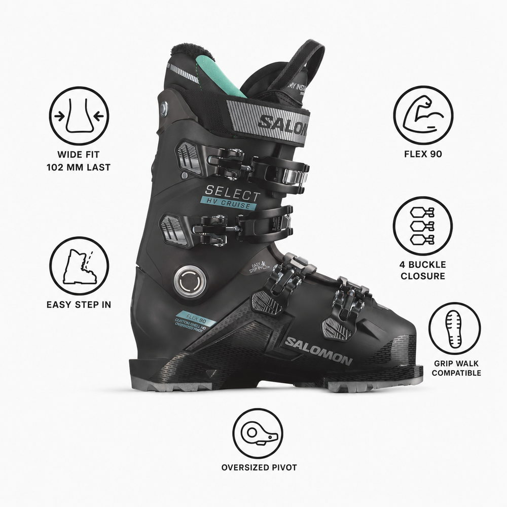 Salomon Ski boots Qst Access 60 W Black Beach Sand White - Winter