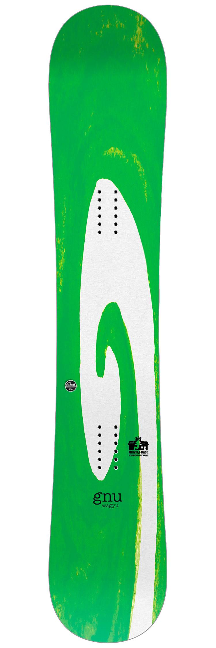 Gnu - Snowboard-Set Wagyu + Bdg - Snowboard