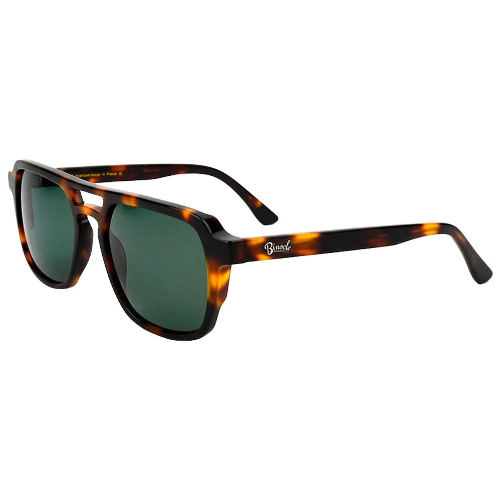 Binocle Eyewear - Chandler Shiny Tortoise Green Polarized - Sunglasses