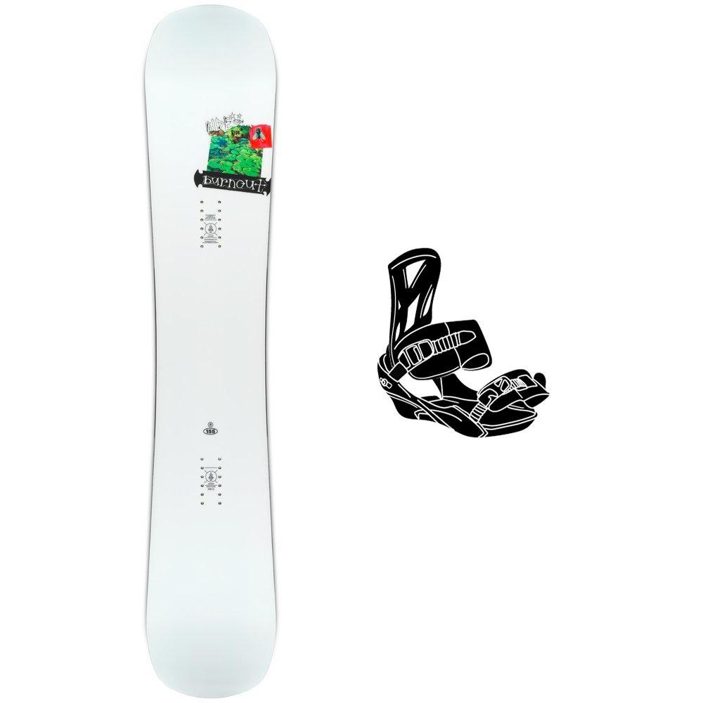 Ride - Pack Snowboard Burnout - 158 + King - Snowboard