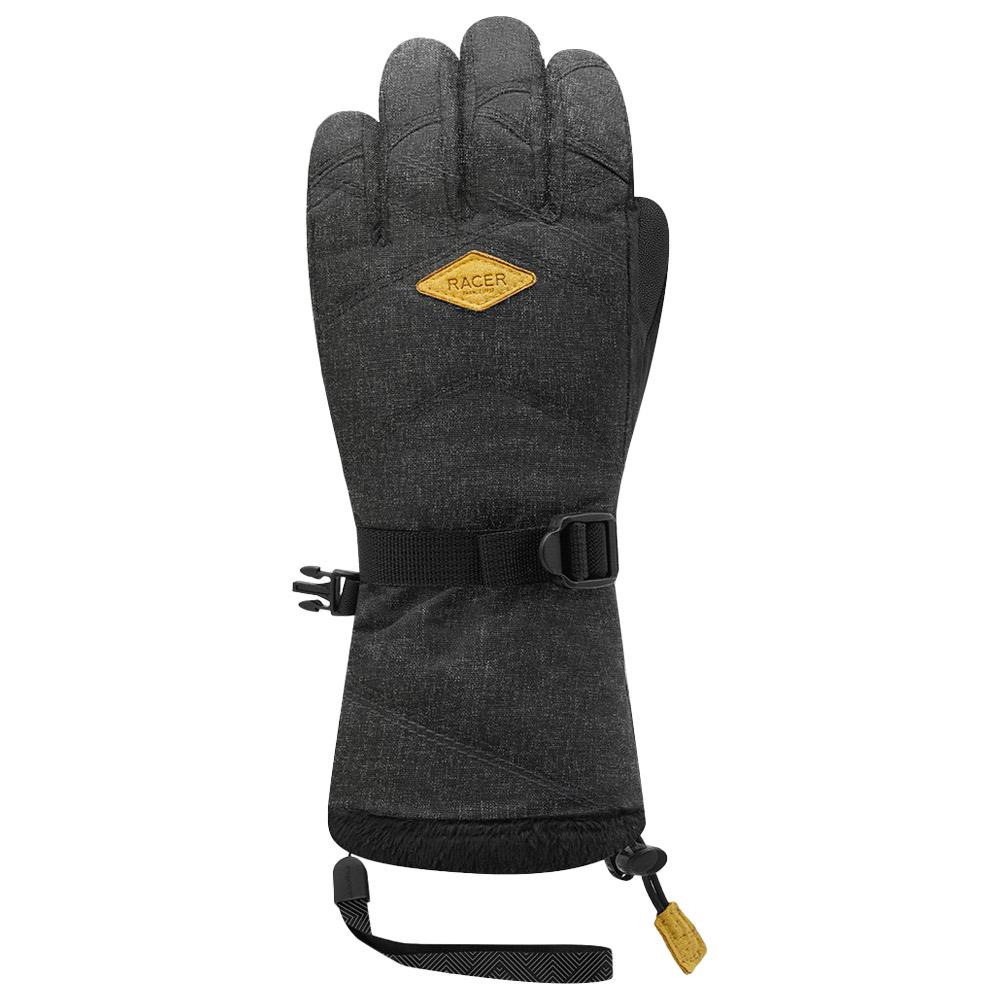 Racer - Aurore 10 Black Grey - M - Handschuhe - Größe M - Schwarz - Glisshop.de