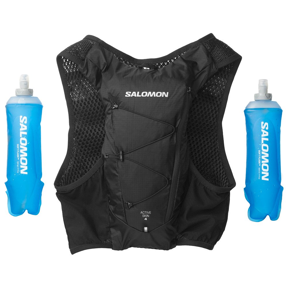 hoe vaak extreem Sada Trail Vest Salomon Active Skin 4 With Flask Black Black - Zomer 2023 |  Glisshop