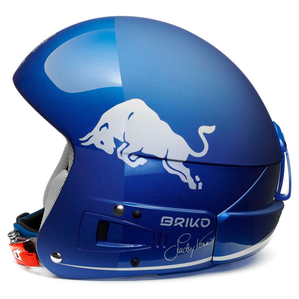Casco Briko Vulcano FIS Red Bull Metallic Blue Inverno 2022