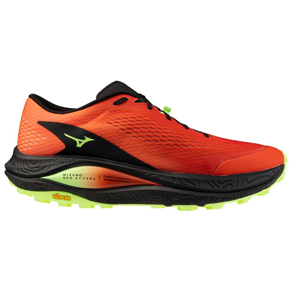 Mizuno - Neo Accera Orange.com Lime Pulp Black - 8.5 - Trailrunning-Schuhe