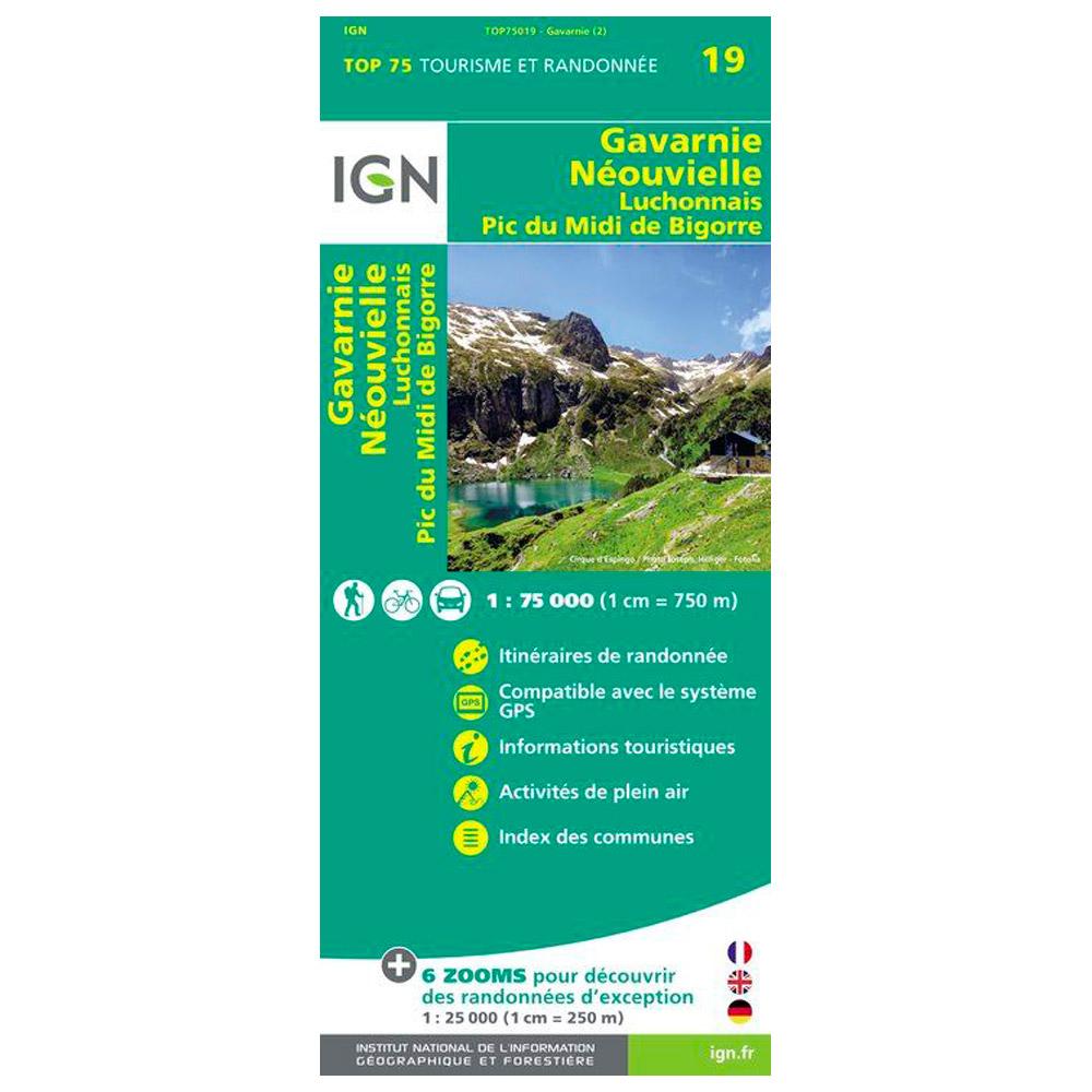 IGN - Gavarnie Neouvielle Luchonnais Pic du Midi de Bigorre - Map