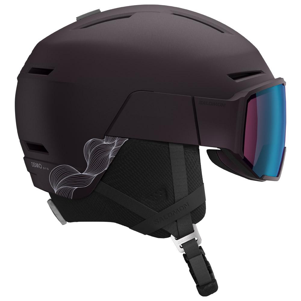 Salomon Visor helmet Osmo Pro Night Shade Sigma Photo Sky Blue Side
