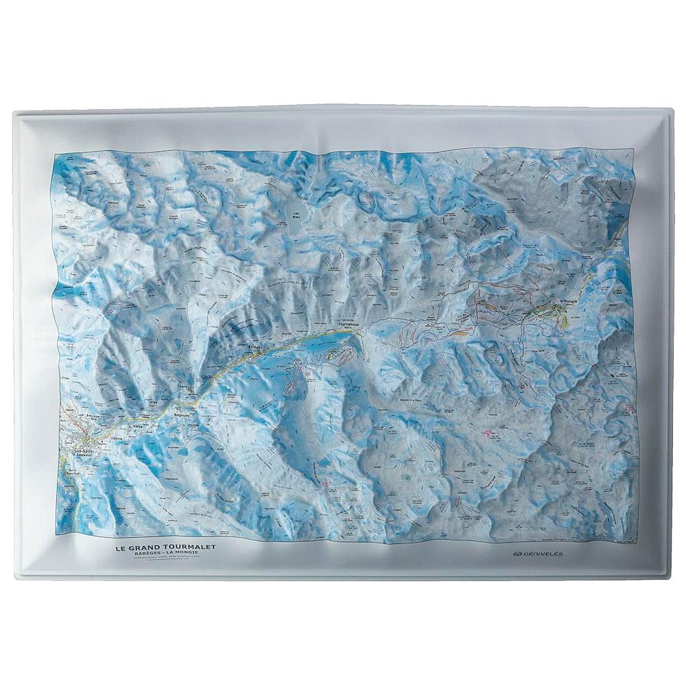 Deniveles - Domaine Le Grand Tourmalet/Barèges/la Mongie - Raised-relief map