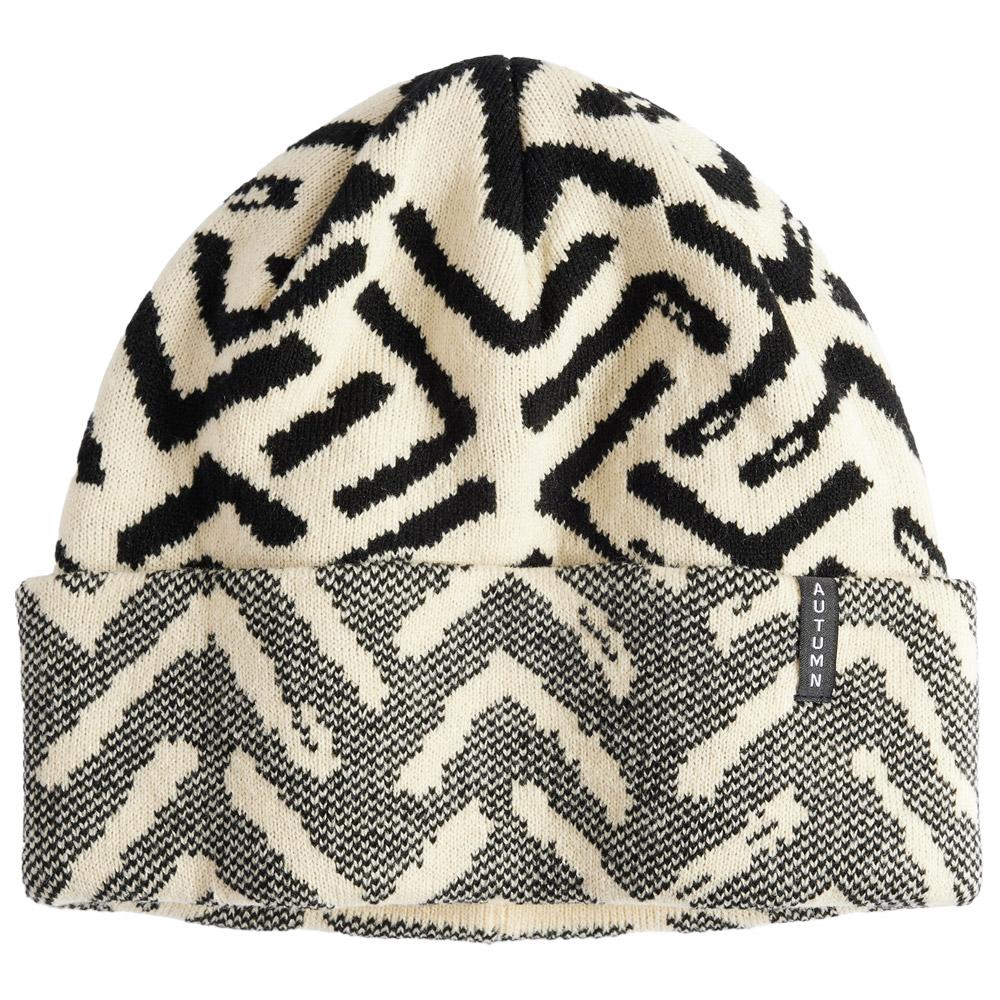 Bonnet Autumn Geo Beanie Eggshell