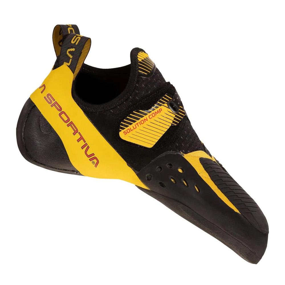 La Sportiva - Solution Comp Black Yellow - 38 - Climbing shoes