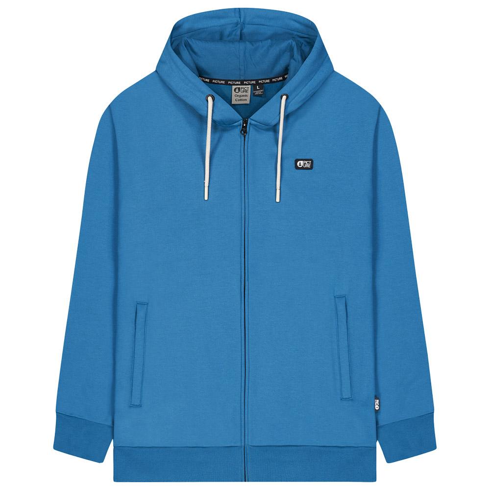 Picture - Yorra Zip Serenity Blue - L - Sweatshirt