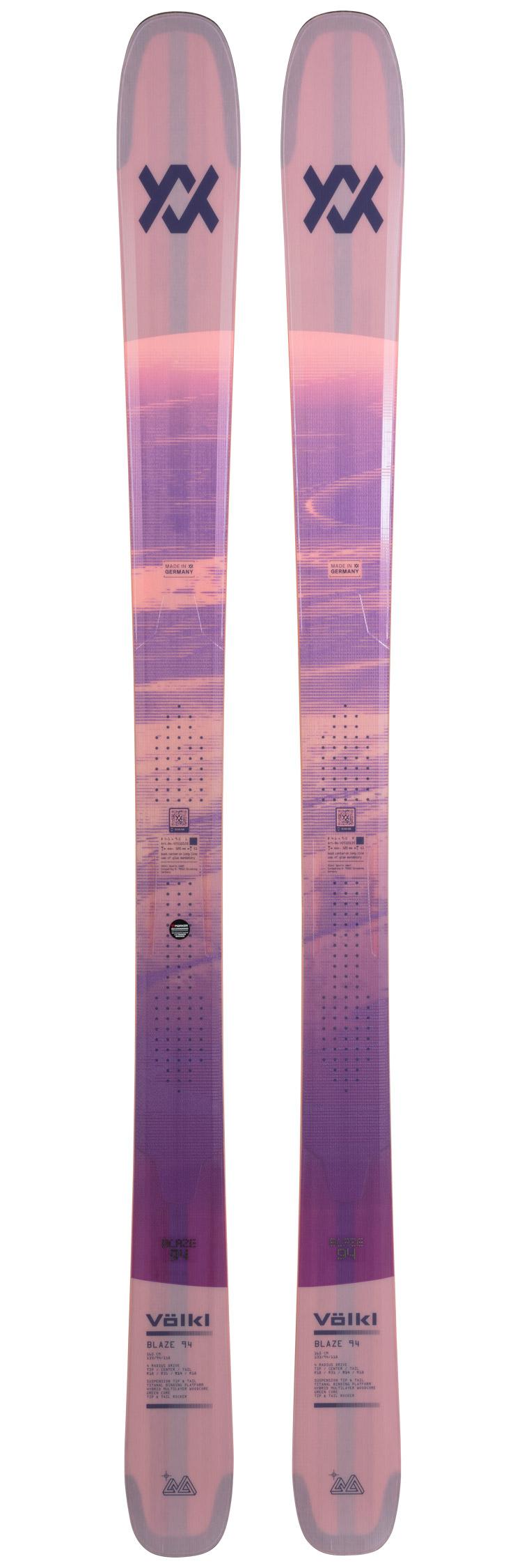 Volkl - Blaze 94 Rose DA*** + Strive 11 TCX - 158 - Ski-Set