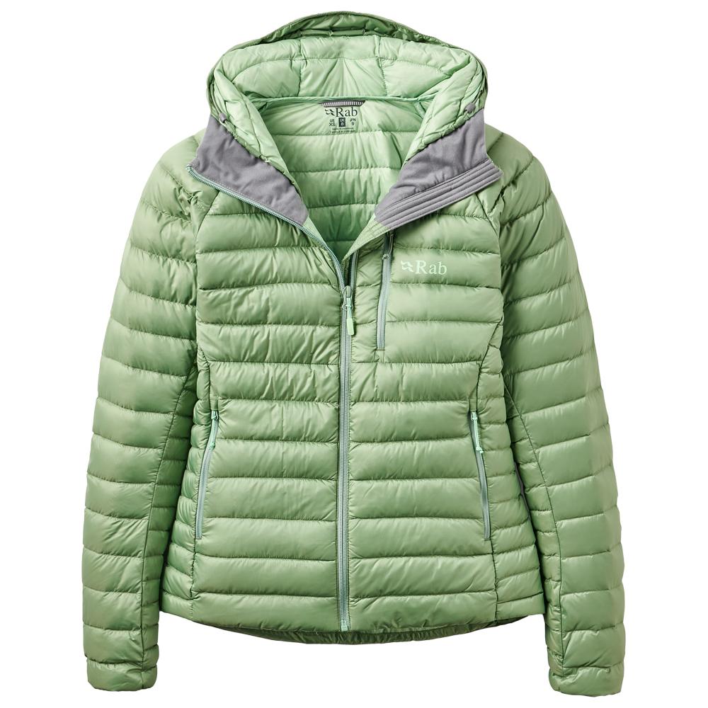 RAB - Microlight Alpine Hoody W's Dark Fig Green - 10 - Down jackets