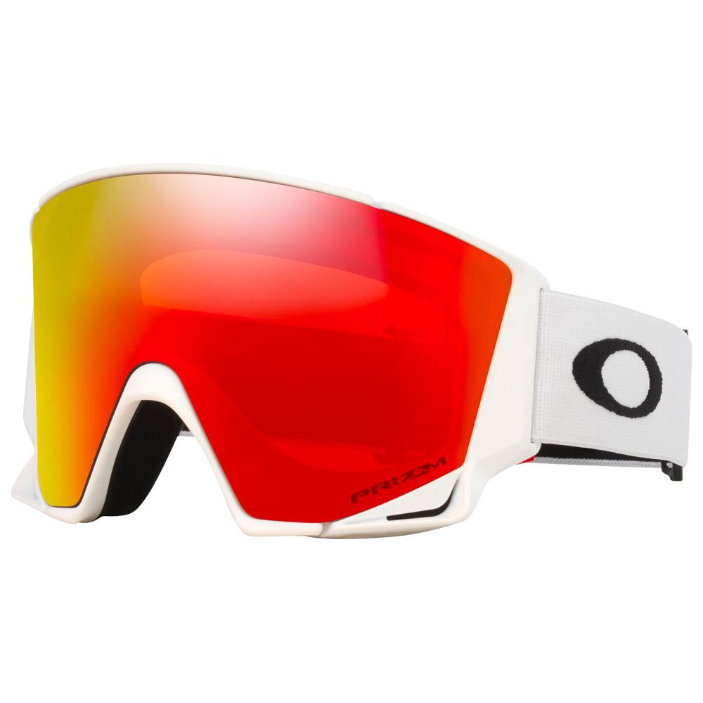 Oakley - Flow Scape L Matte White Prizm Torch Iridium + Prizm Iced Iridium - Skibrille