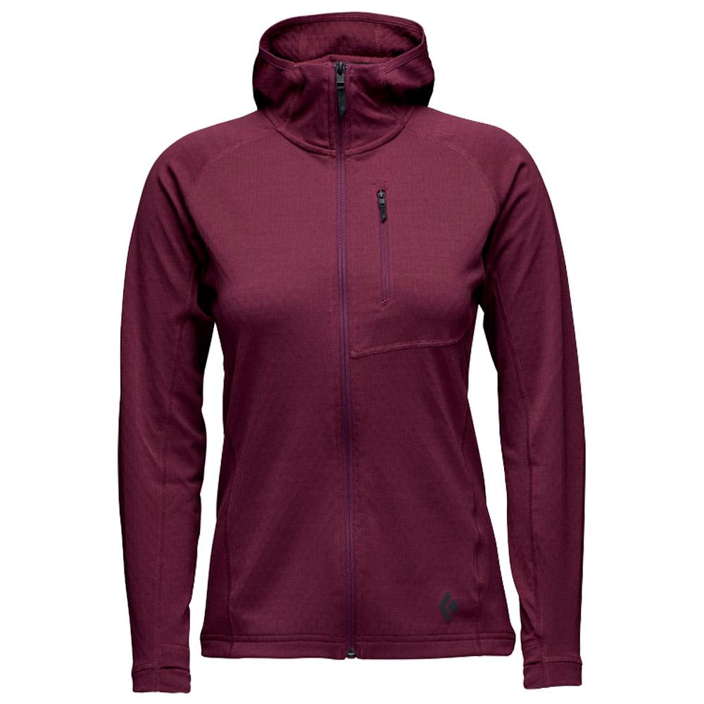 Black Diamond - W Coefficient Fleece Hoody Blackberry - L - Fleece