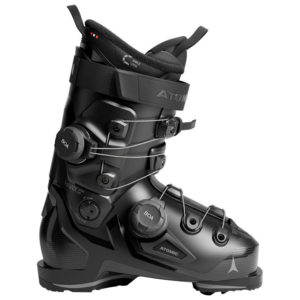 Atomic - Hawx Ultra 100 Dual Boa Black Anthracite - 27-27.5 - Skischuh - Größe 27-27.5 - Schwarz - Herren - Glisshop.de