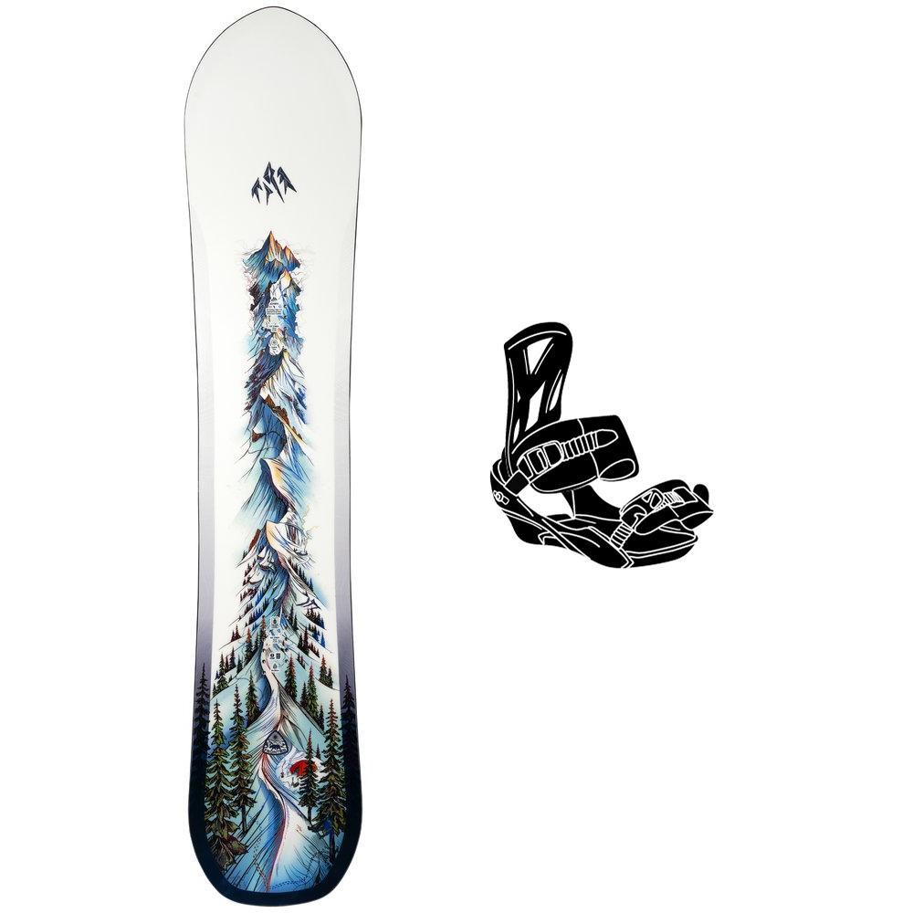 Jones - Pack Snowboard Frontier 2.0 - 159 + King - Snowboard