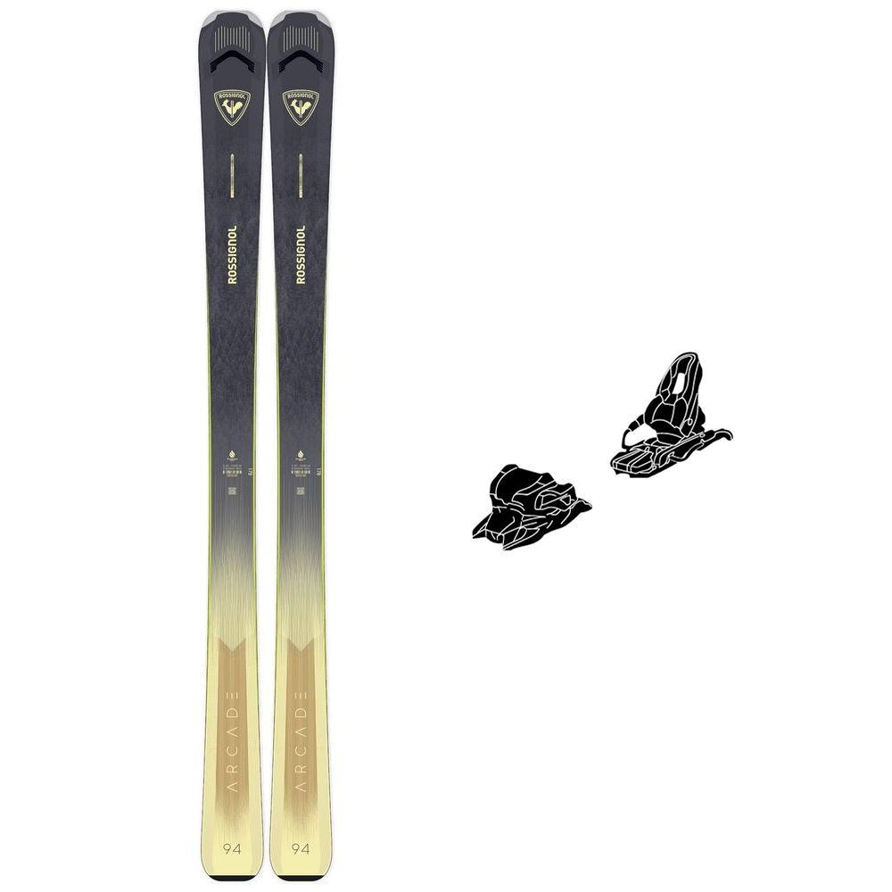 Rossignol - Alpine ski set Arcade W 94 + bindings - Ski
