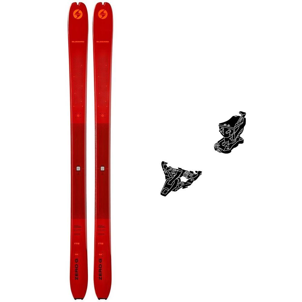 Blizzard - Pack Touring skis Zero G 96 - 164 + Speed Turn Blue - Touring skis