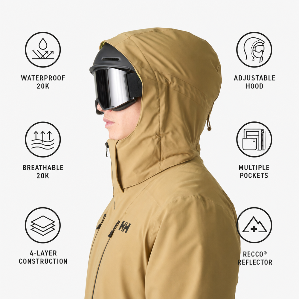 Helly Hansen - Alpha 4.0 Elmwood - L - Ski Jacket