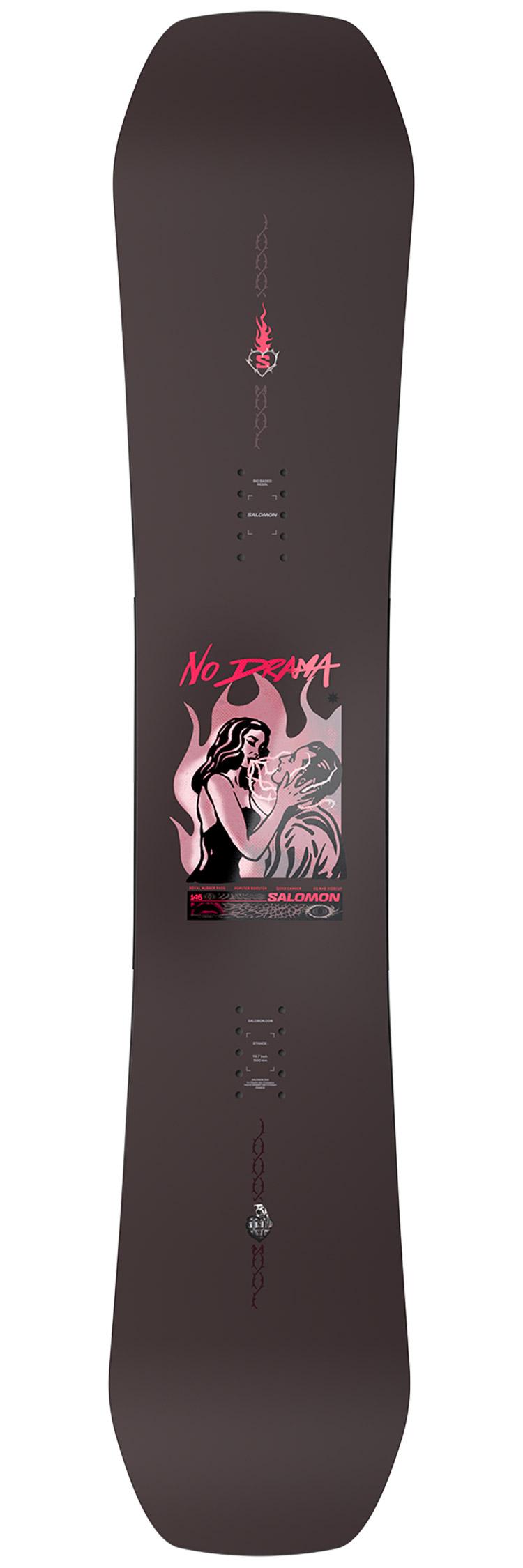 Salomon - Pack Snowboard No Drama - 146 + Queen - Snowboard
