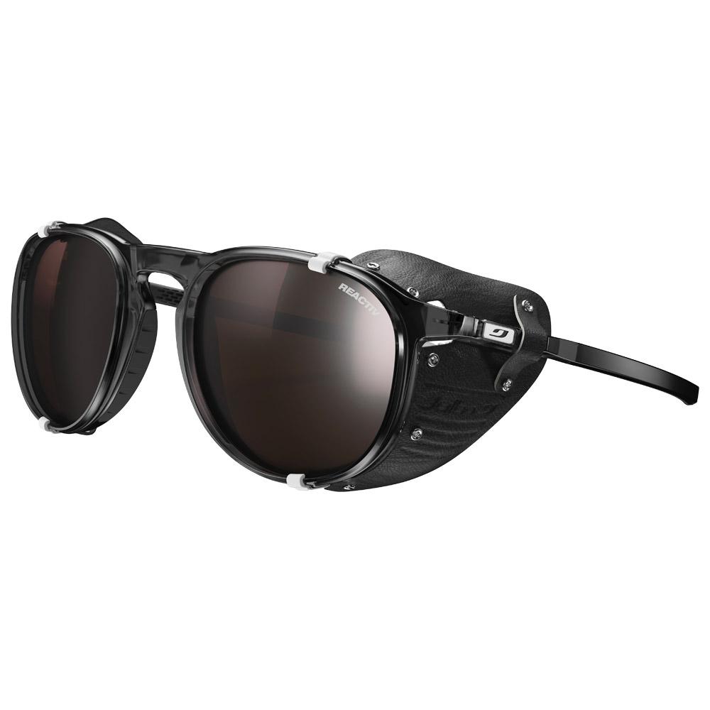 Julbo - Millenium Noir Translucide Brillant Noir Blanc Reactiv 2-4 Polarized - Sonnenbrille - Schwarz - Glisshop.de