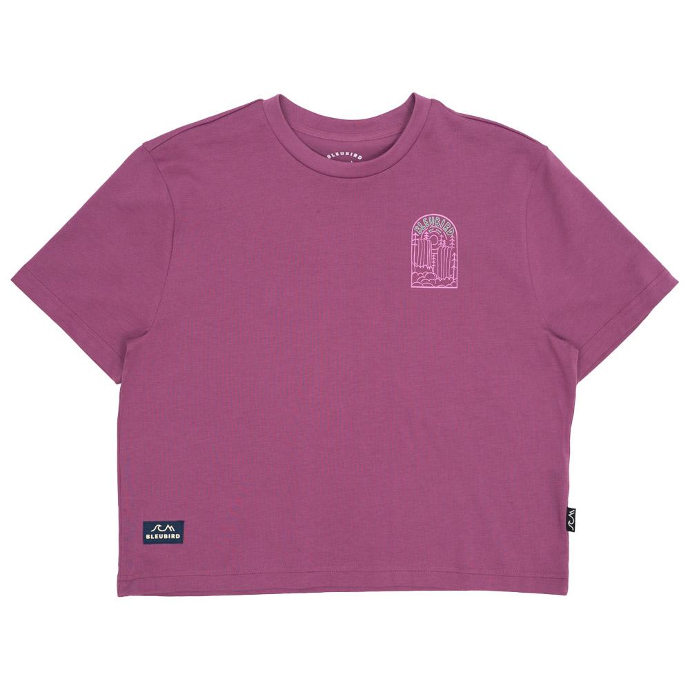 Bleubird - Cascade Cropped Berry - L - Tee-Shirt
