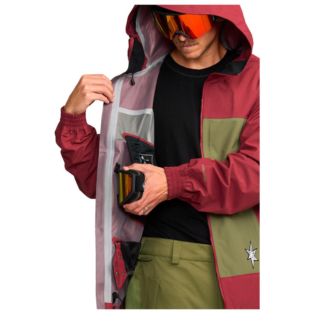 Volcom Chaqueta esqui Arthur 3 Layer Jacket Burnt Red  Volcom Chaqueta esqui Arthur 3 Layer Jacket Burnt Red