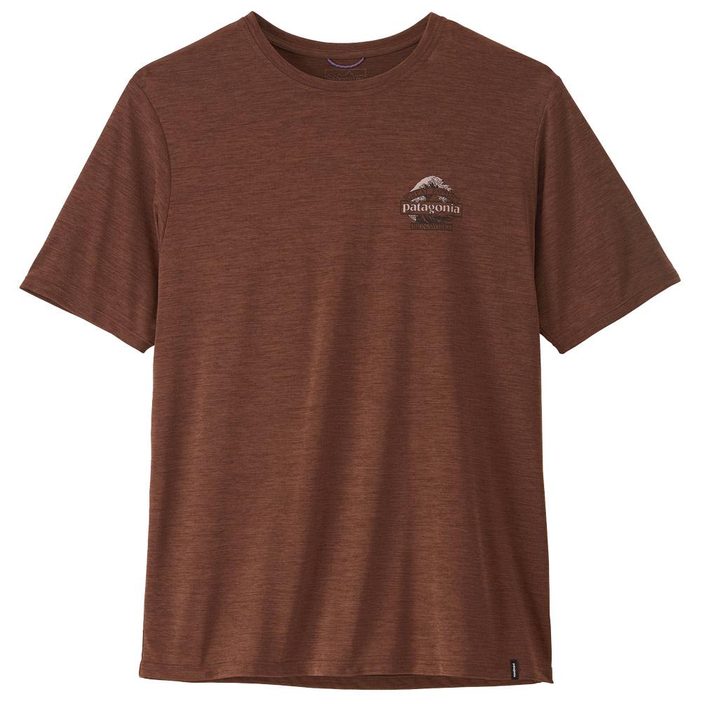 Patagonia - Cap Cool Daily Great Waves Gre Berm Brown Light Berm Brown - M - Hiking tee-shirt