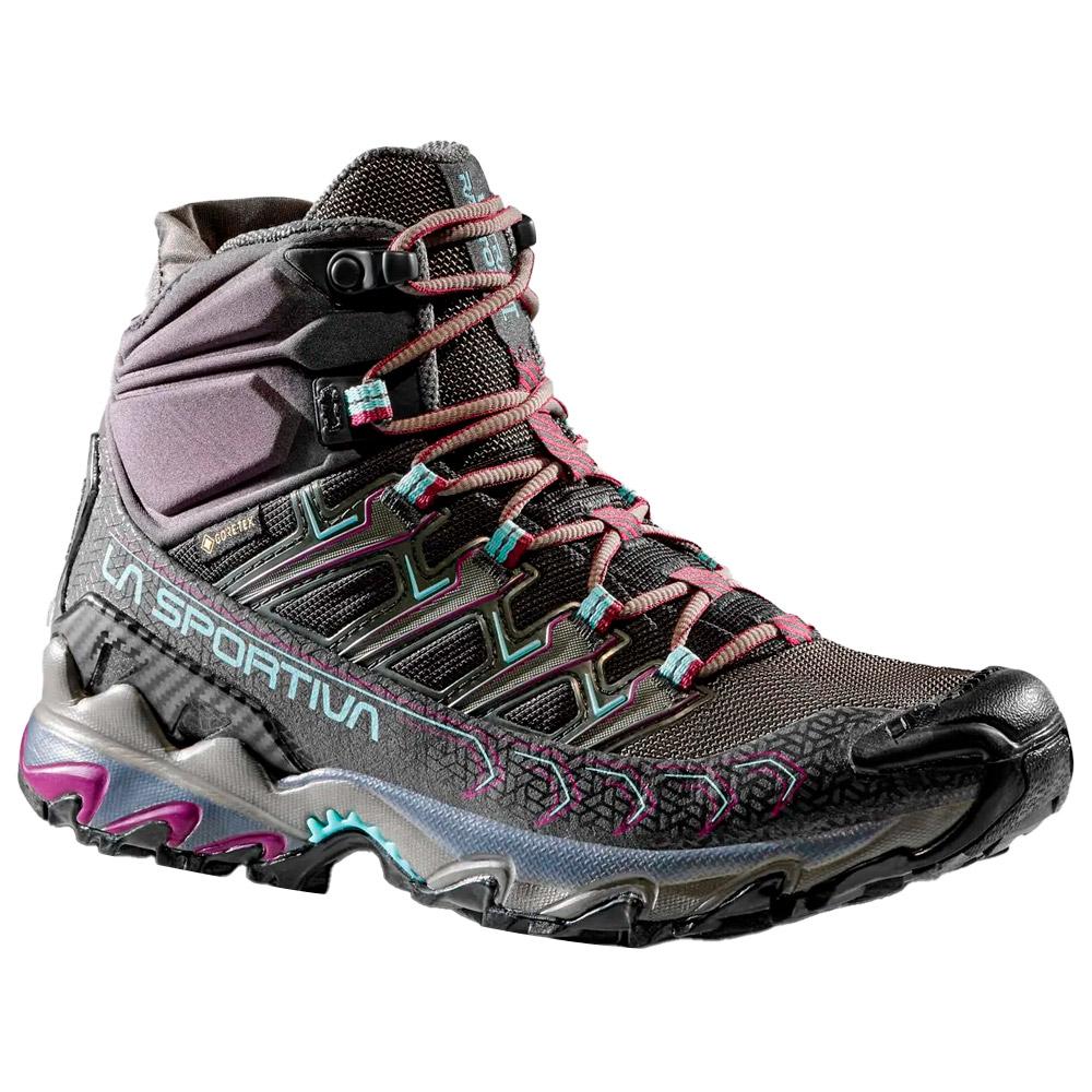 La Sportiva - Ultra Raptor II Mid Woman Gore-Tex Carbon Iceberg - 39.5 - Wanderschuhe - Größe 39.5 - Blau - Damen - Glisshop.de