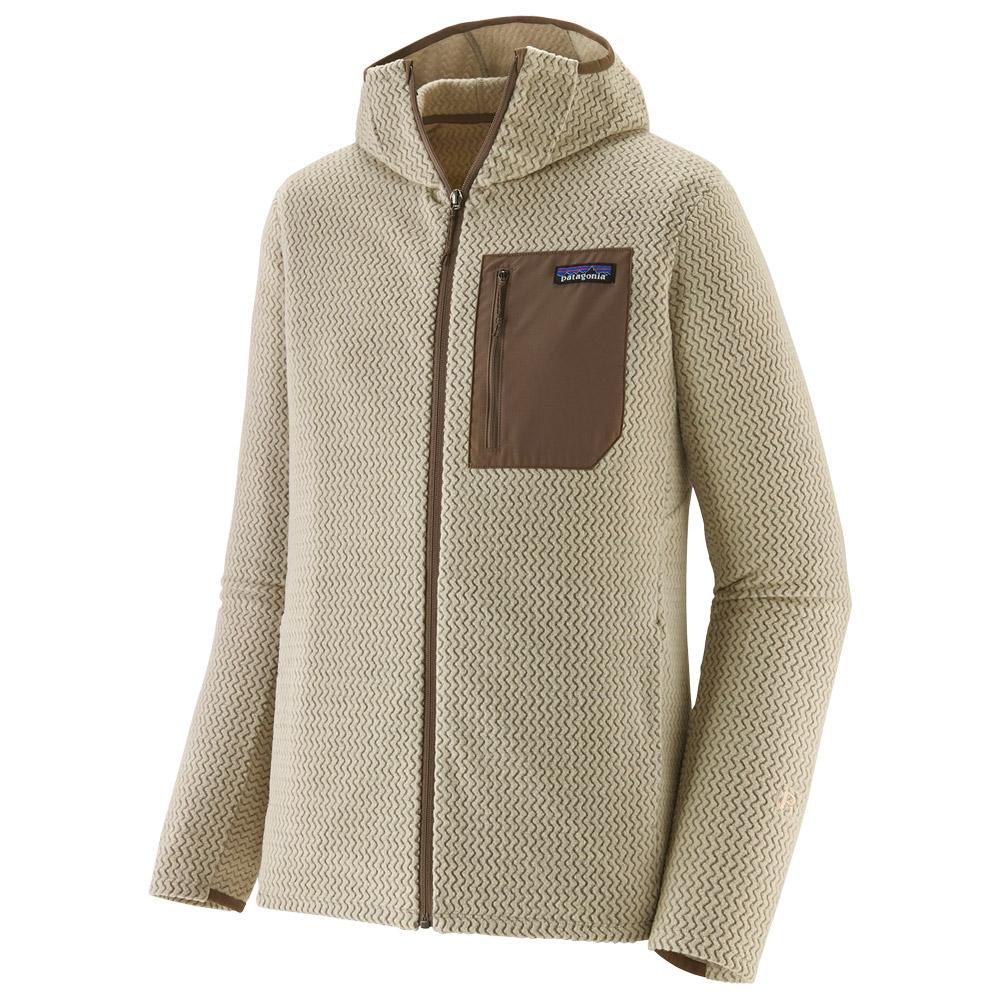 Patagonia - M's R1 Air Full Zip Hoody Pelican - L - Fleece