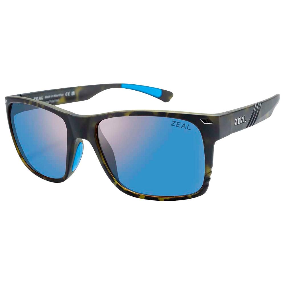 Zeal - Brewer Matte Green Havana Ellume Polarized Horizon Blue - Sunglasses
