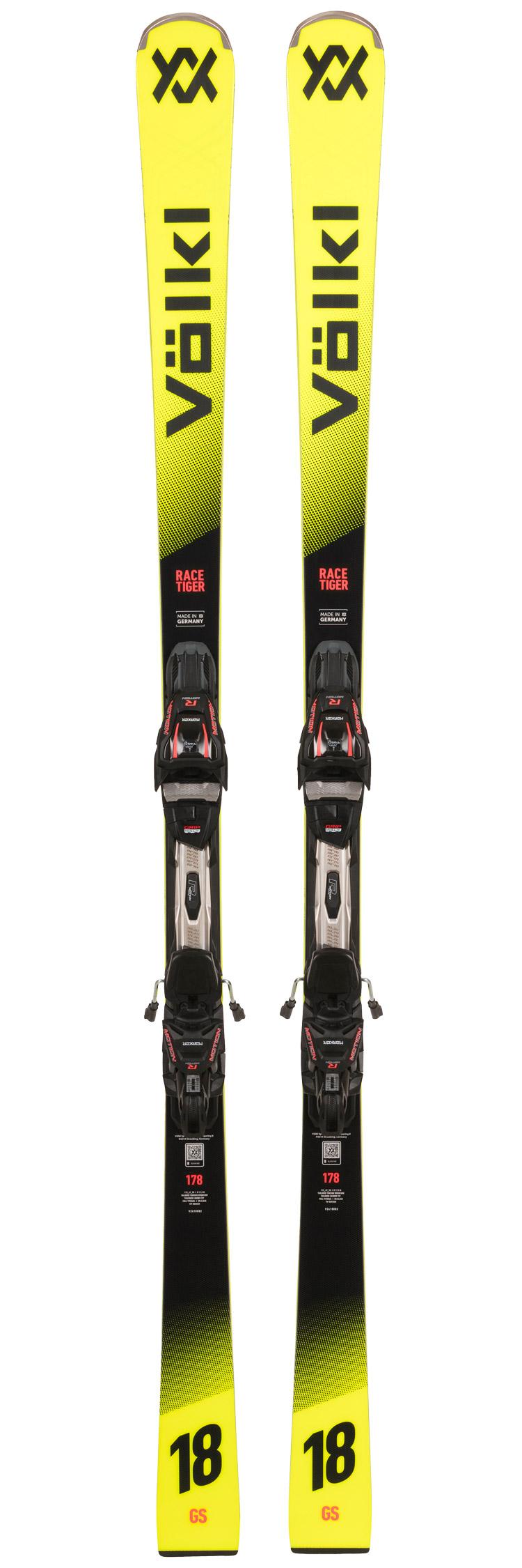 Volkl - Pack Ski Racetiger Gs Rmotion-T - 178 + Rmotion Tl 12 Black Flo Red - Ski