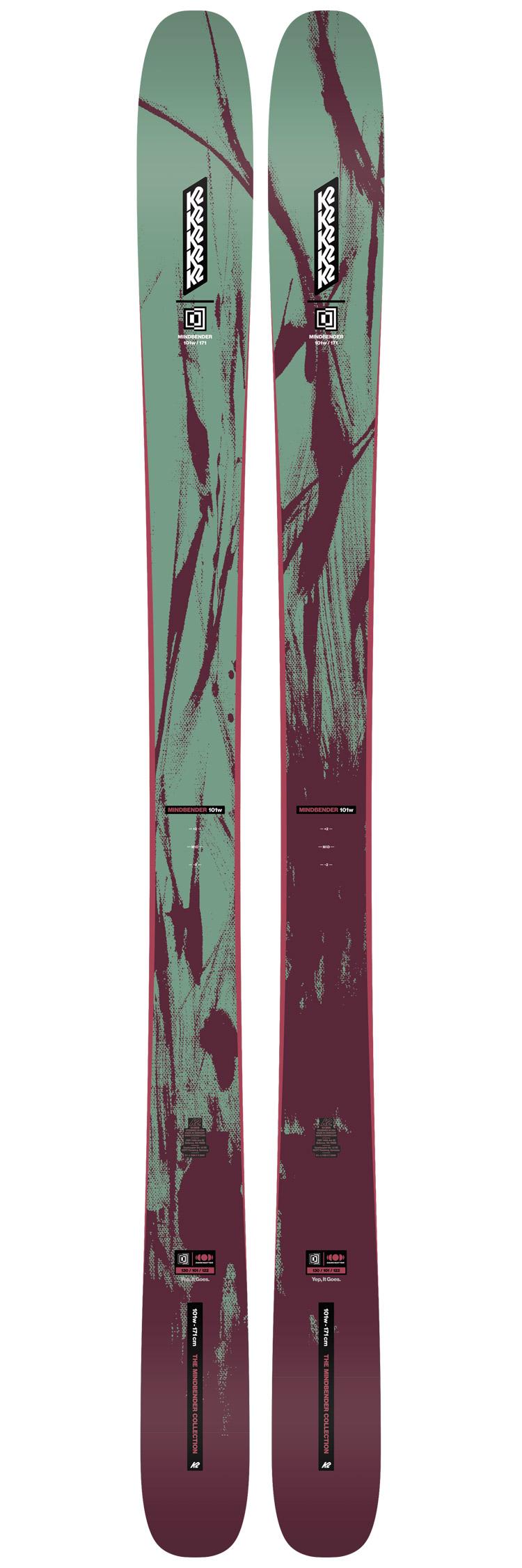 K2 - Pack Ski Mindbender 101 W - 157 + Attack Lyt 11 Gw Br.110 Solid Black - Ski