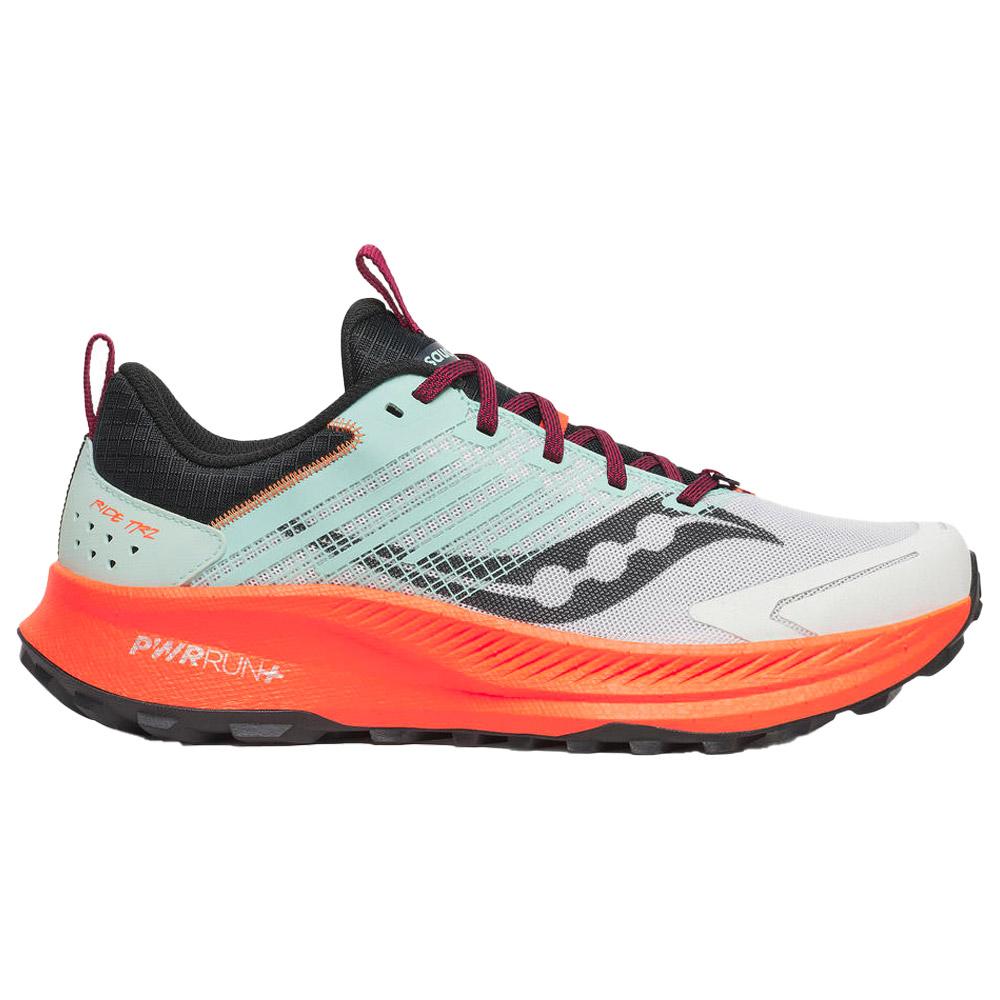 Saucony - Ride Tr 2 White Fire - 10 - Gravel Running shoes