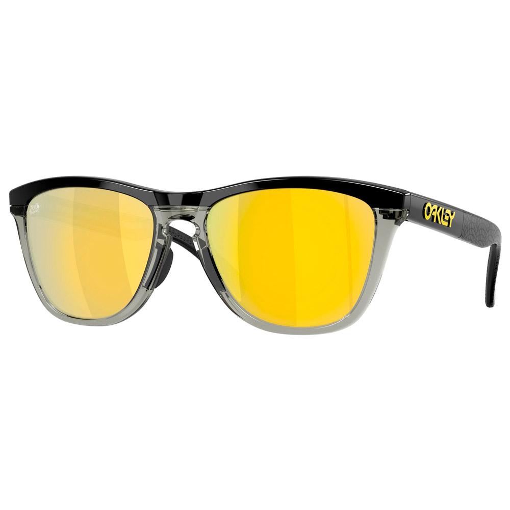 Oakley - Frogskins Range Matte Black Prizm 24K Polarized - Sonnenbrille - Schwarz - Glisshop.de
