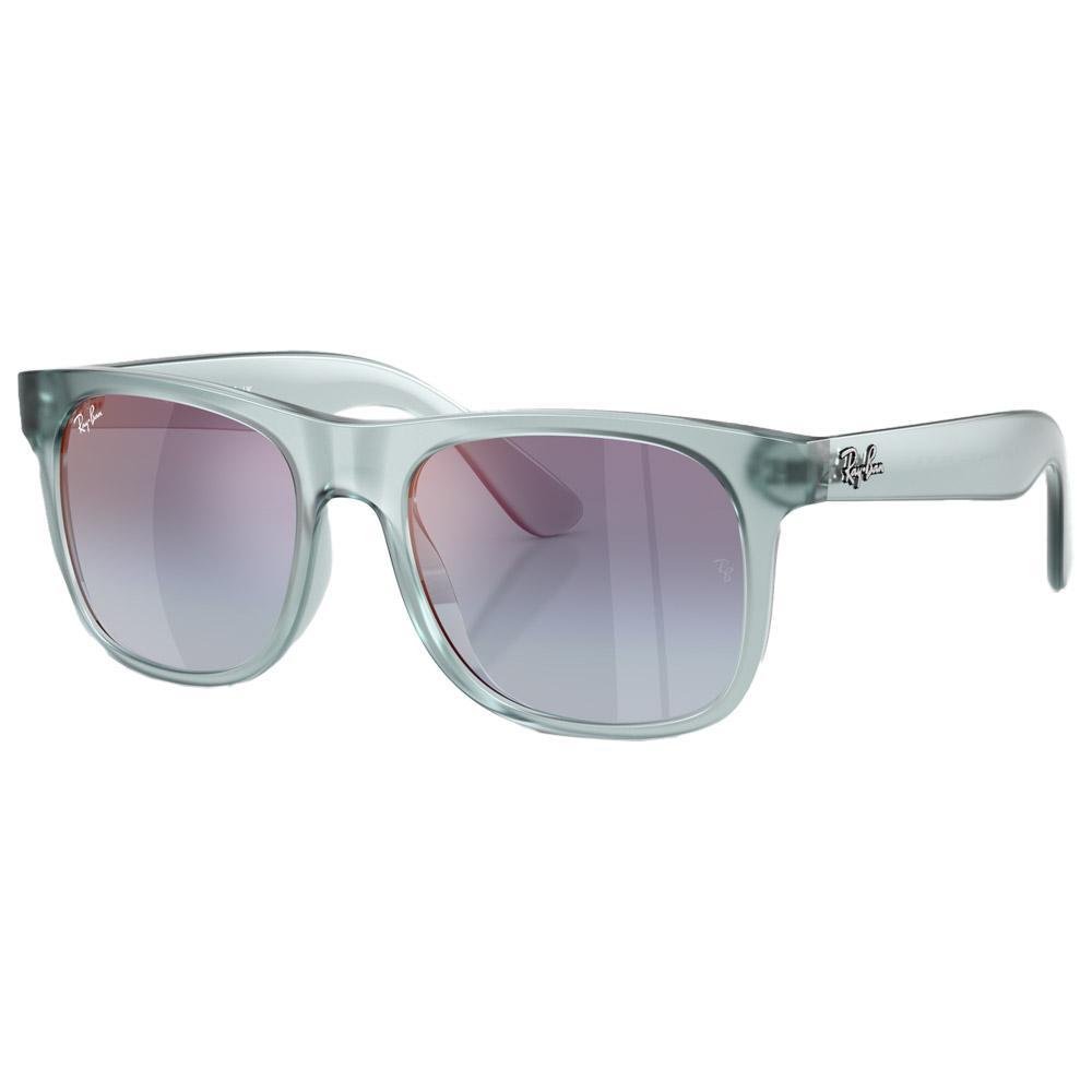 Ray Ban - RB9069S Justin Kids Polished Translucide Blue Pink Gradient Blue Grey Mirror - 48 - Sunglasses