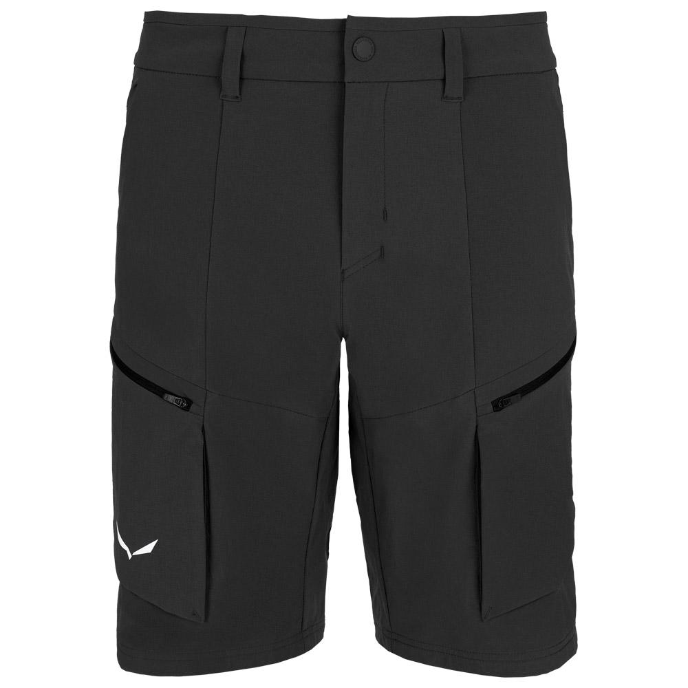 Salewa - Puez Durastretch Cargo Shorts M Black Out - XL - Hiking shorts