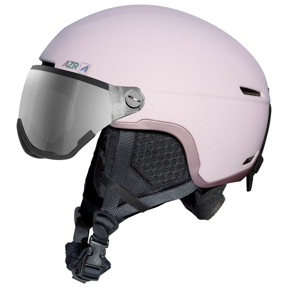 AZR - Orion Visor Junior Rose Pastel Mat Gris Miroir - S - Helmet w/ visor