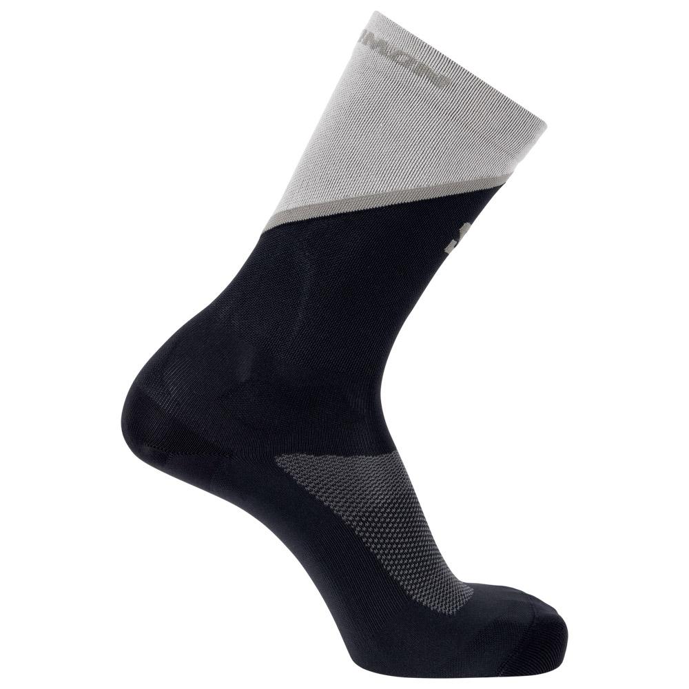 Salomon - Pulse Crew Black Gull Gray - 39-41 - Trailrunning-Socken