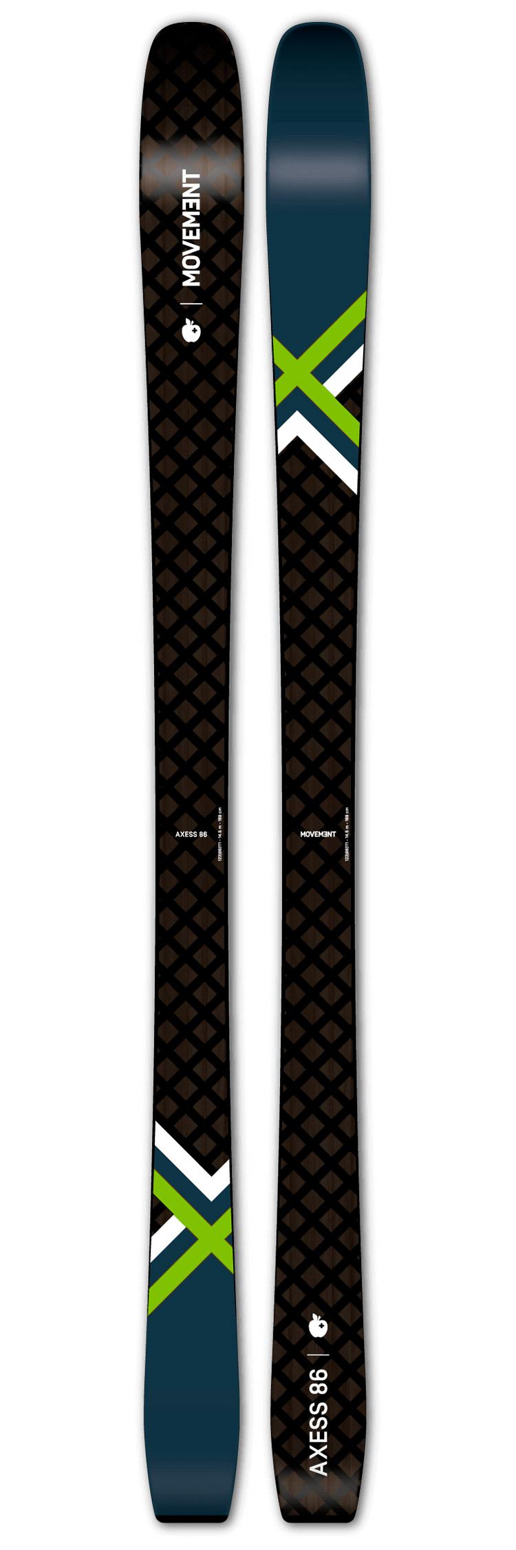 Movement - Axess 86 DA*** + Alpinist 8 TCX - 177 - Alpine ski set