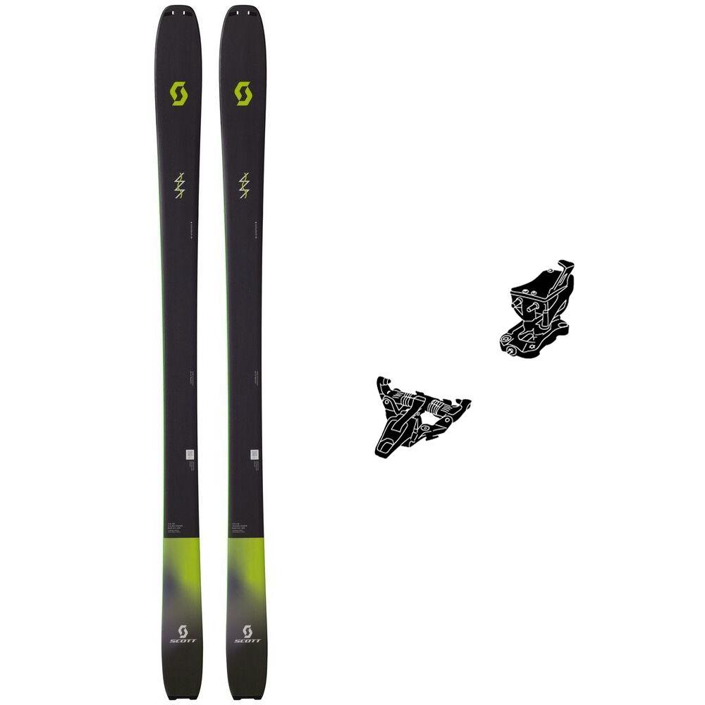 Scott - Touring ski set Explorair 88 + bindings - Touring skis