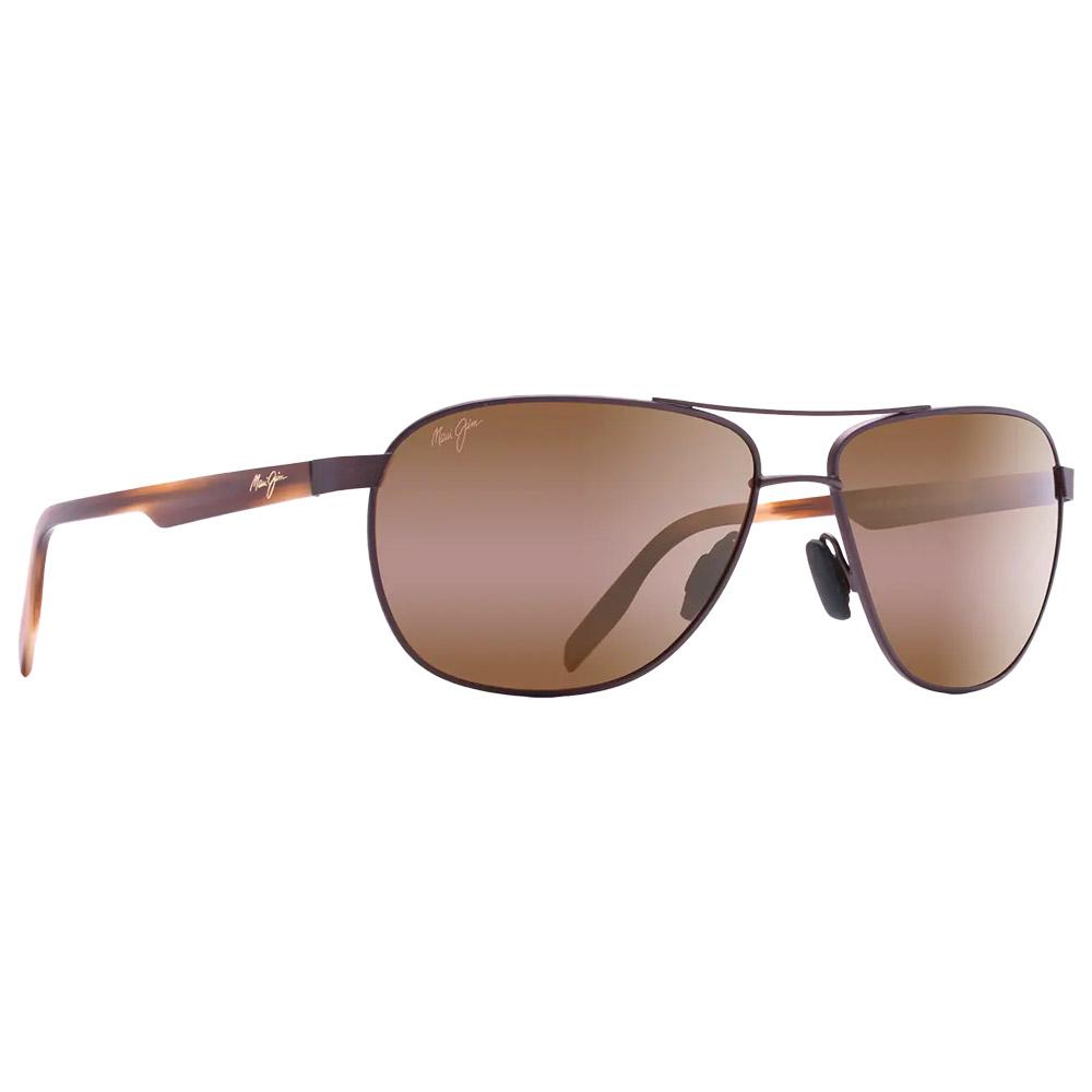 Maui Jim - Castles Chocolat Mat Bronze Hcl Minéral Superthin - Sunglasses