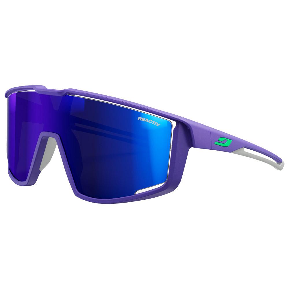 Julbo - Fury Mat Violet Gris Vert Reactiv 1-3 High Contrast - Sunglasses