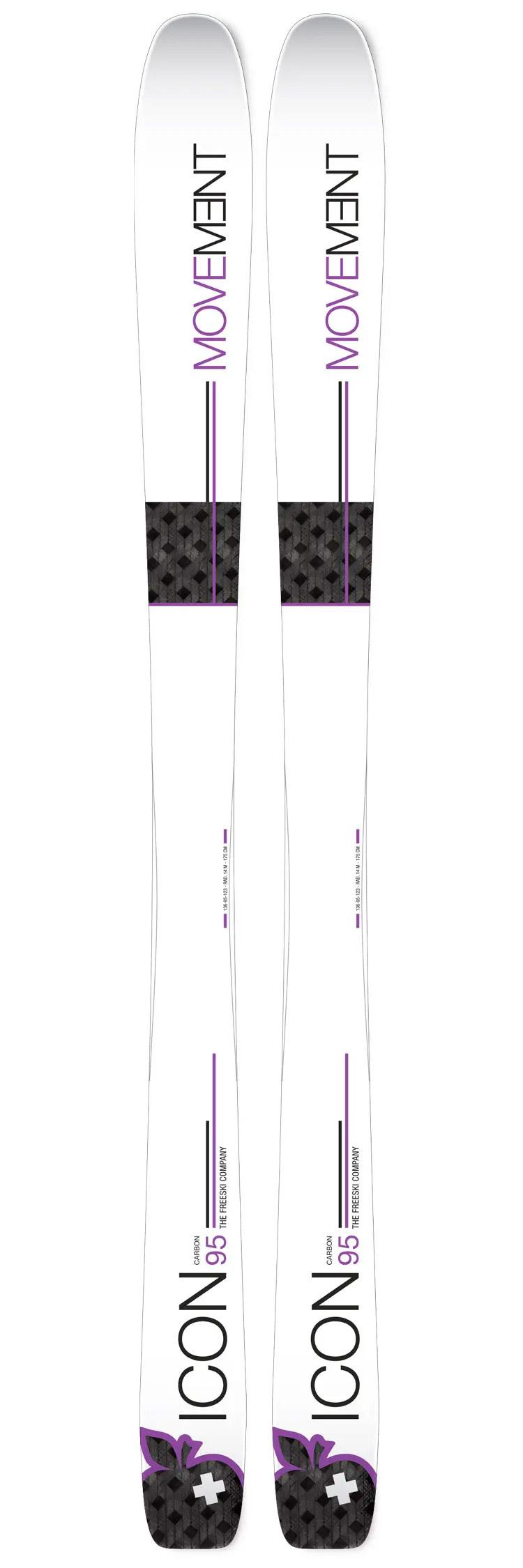 Movement - Pack Ski Icon 95 W - 175 + 11.0 Tp 100mm Black Anthracite - Ski