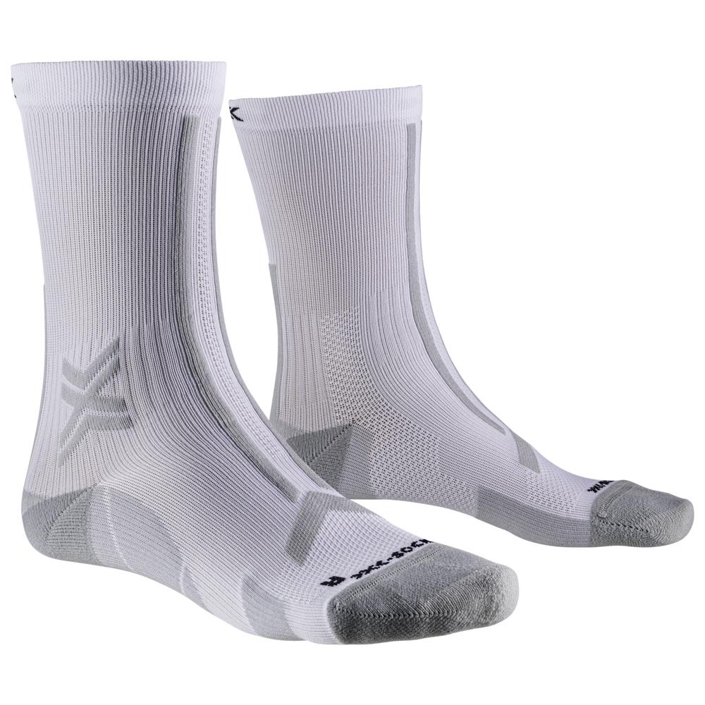 X Socks - Trail Run Discover Crew Arctic White Pearl Grey - 35-38 - Socks
