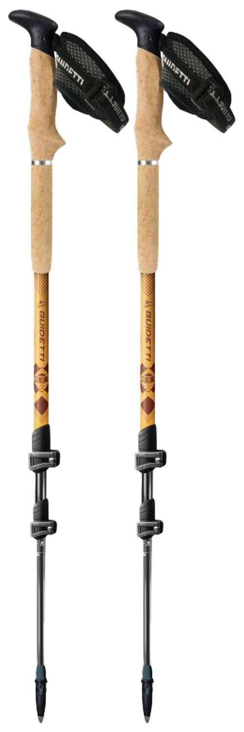Guidetti - Terre De Trek 62-135 cm Bois Noir - Hiking poles