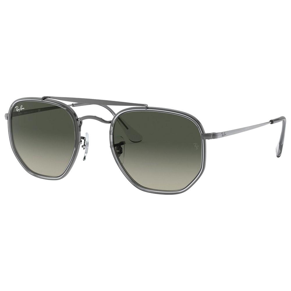 Ray Ban - RB3648M Marshal II Polished Gunmetal Gradient Grey - 52 - Sunglasses