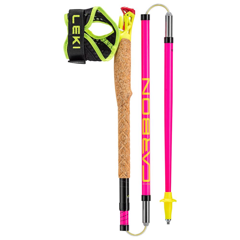Bastoncini Da Trail Running Leki Ultratrail FX Junior, In Carbonio, Regolabili Fino A 110 Cm, Peso 344g